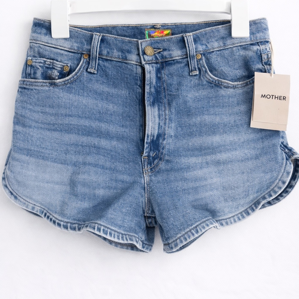 MOTHER Women's Blue The Tomcat Matinee
Short. Sz 27 NWT